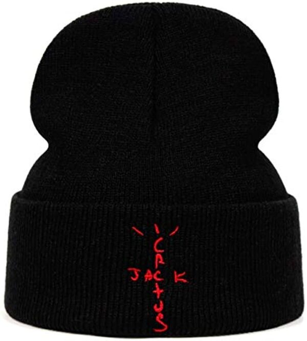 Cactus Jack Black Premium Beanie