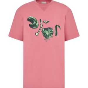 Dior x CACTUS JACK Oversized Pink T-shirt