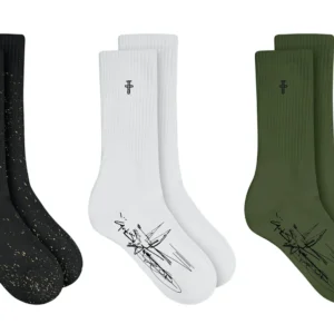 Jordan x Travis Scott Cactus Jack Scribble Socks Multicolor