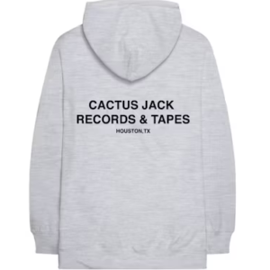 Travis Scott Cactus Jack Records Gray Hoodie.